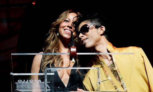 After new of Prince's death, Mariah shared a throwback captioned: "Genius, legend, inspiration, friend. The world will miss you. I'll never get over it."
<br>
Photo: Twitter/MariahCarey