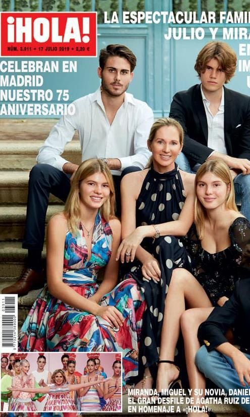 Julio Iglesias children ¡HOLA! Spain
