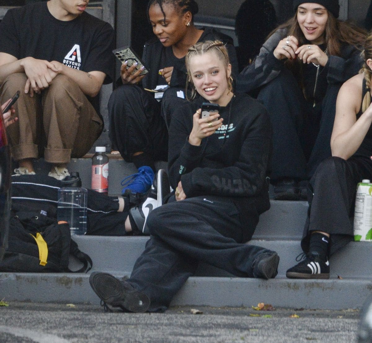 Shiloh Jolie is spotted heading to a dance studio in Los Angeles. The 18-year-old sported a new braided hairstyle as she flashed a bright smile and looked strikingly similar to her famous mother, Angelina Jolie.