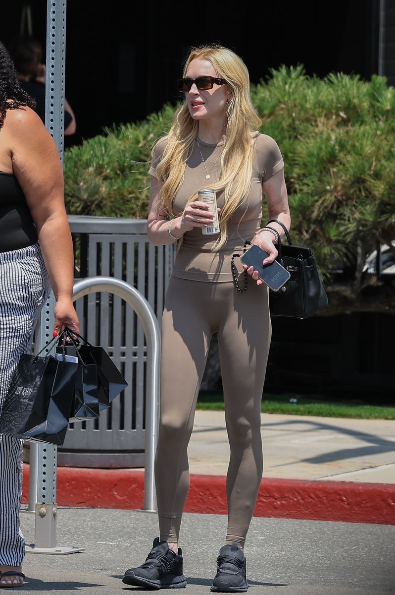 Lindsay Lohan rocks figure‑hugging nude look in Beverly Hills ahead of 'Freakier Friday' premiere