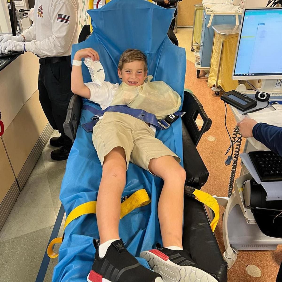 Ivanka Trump son Theo breaks his wrist