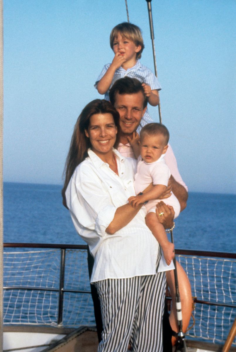 Charlotte’s father, Stefano Casiraghi, died in a boating accident in 1990, a devastating loss she later processed through letters, poetry, and journal writing.