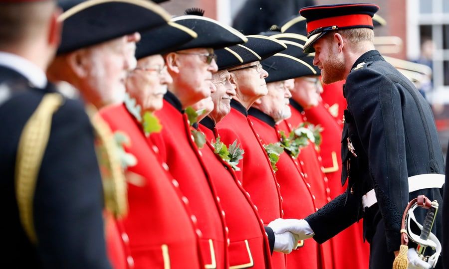 Prince Harry and D Day veterans