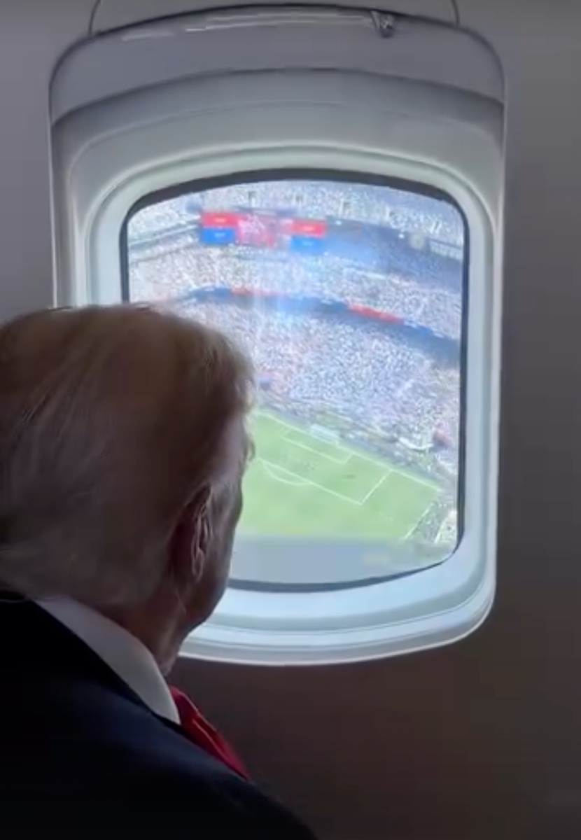 Ivanka Trump joined her father, Donald Trump, as the family attended the FIFA World Cup final.