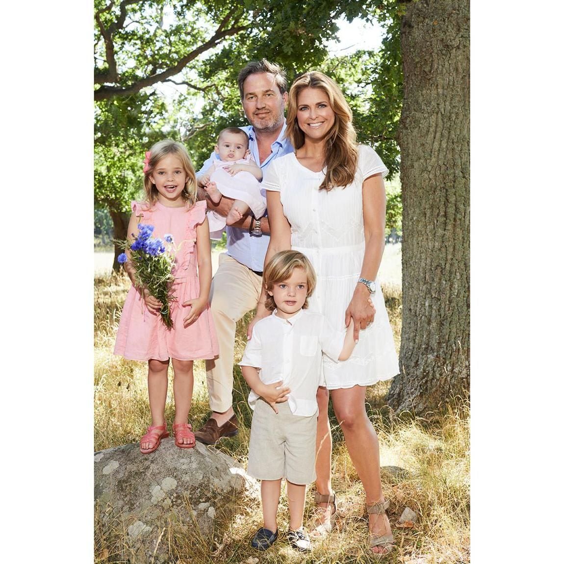 Princess Adrienne is the youngest of Princess Madeleine's children