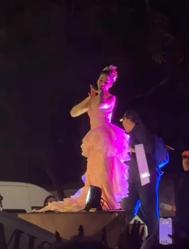 During a celebratory event following her historic Miss Universe win, Bosch was fully immersed in the moment.