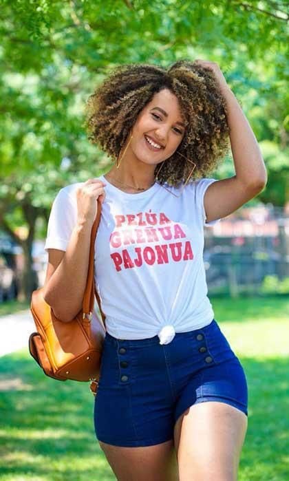 Hause of Curls pajon shirt