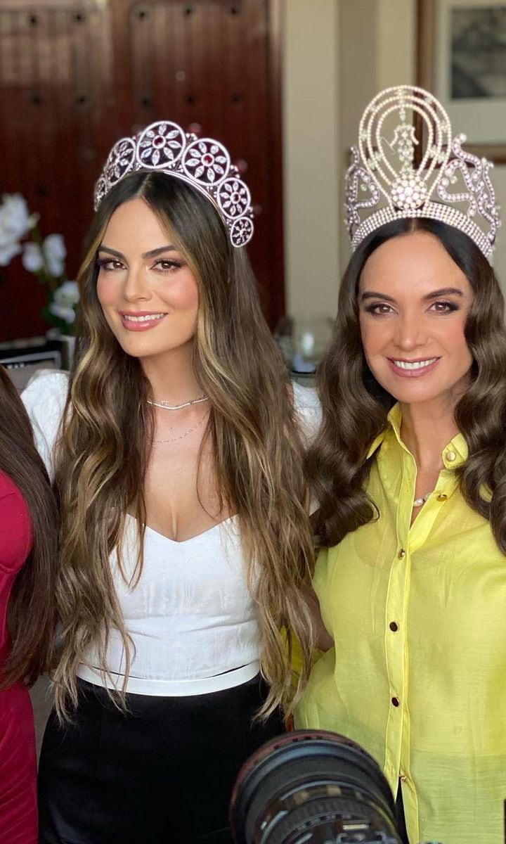 Lupita Jones and Ximena Navarrete