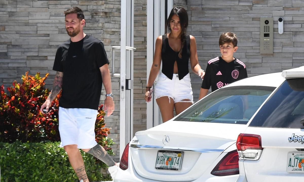 Messi, Rocuzzo and their son
