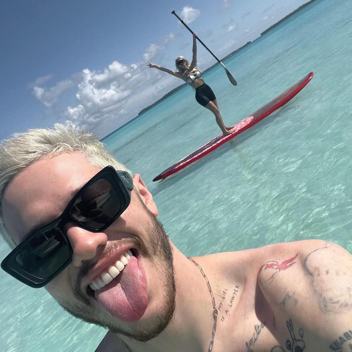Kim Kardashian and Pete Davidson