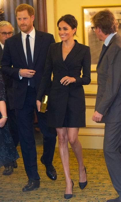 Meghan Markle tuxedo mini dress