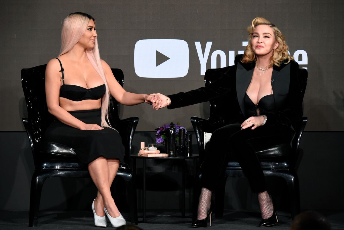 Kim Kardashian was at one point Madonna's neighbor