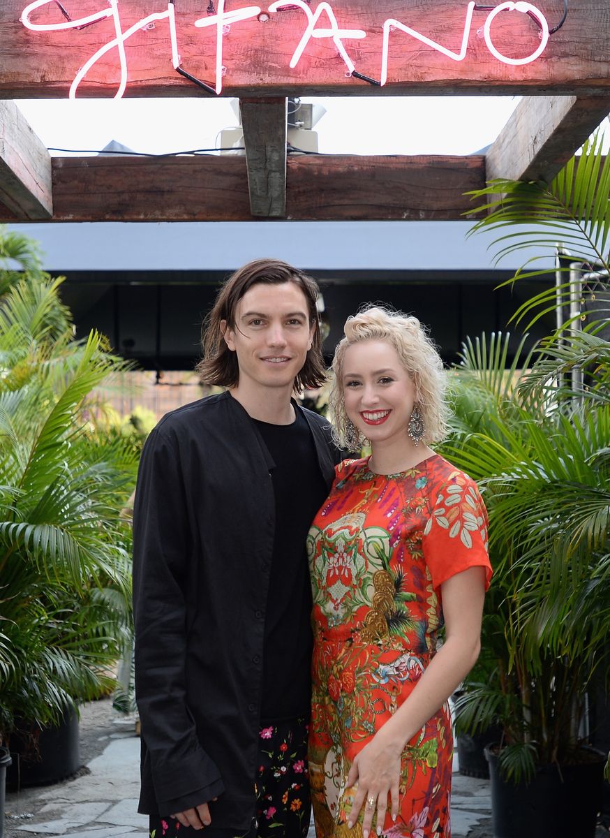 Jazmin Grace Grimaldi with longtime boyfriend Ian Mellencamp in 2017