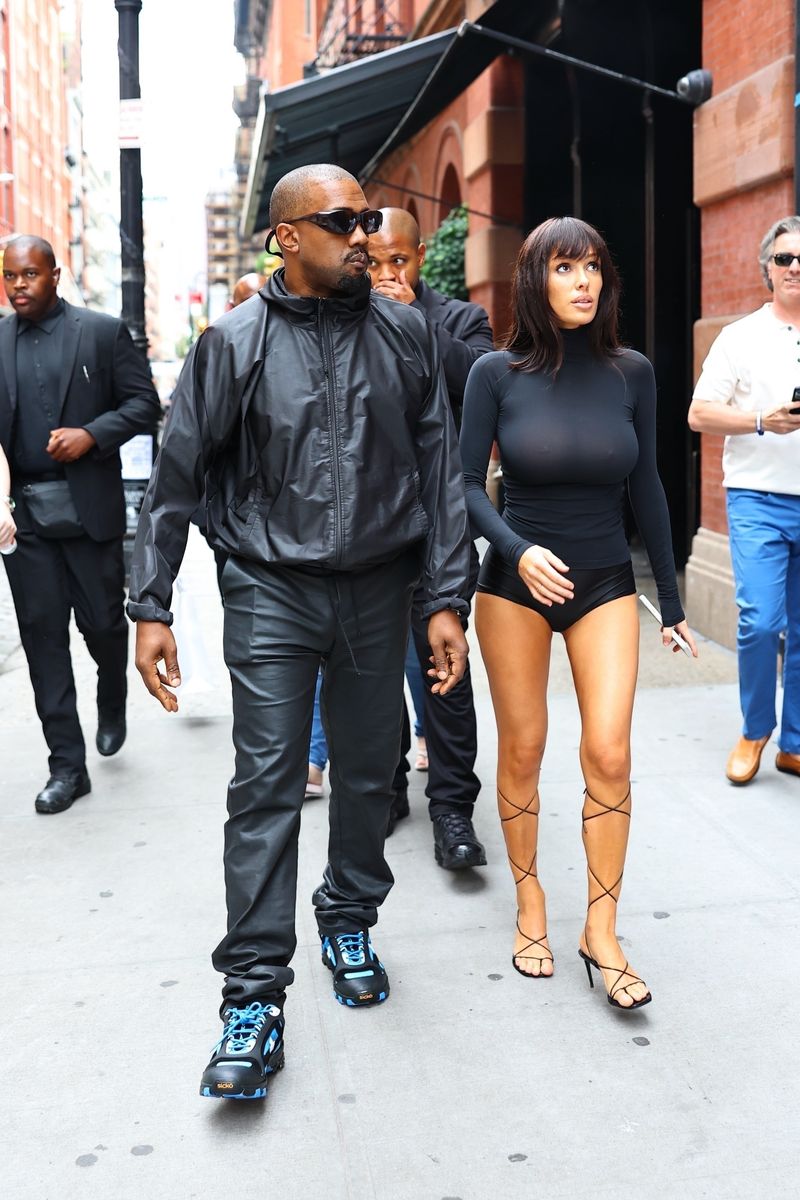 Bianca Censori heats up NYC with candy bikini, sheer looks and plunging fur jacket