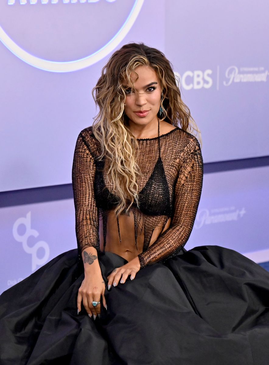 Karol G attends the 52nd American Music Awards at MGM Grand Garden Arena on May 25, 2026 in Las Vegas, Nevada.  