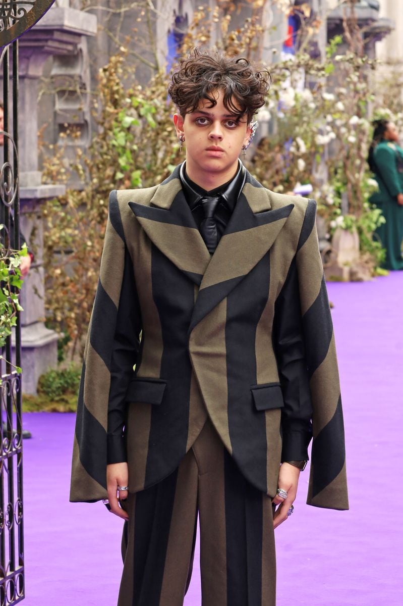  Isaac Ordonez attends the Global Premiere of "Wednesday" Season 2, Part 1 at Central Hall Westminster on July 30, 2025 in London, England. (Photo by Aimee Rose McGhee/Dave Benett/WireImage)