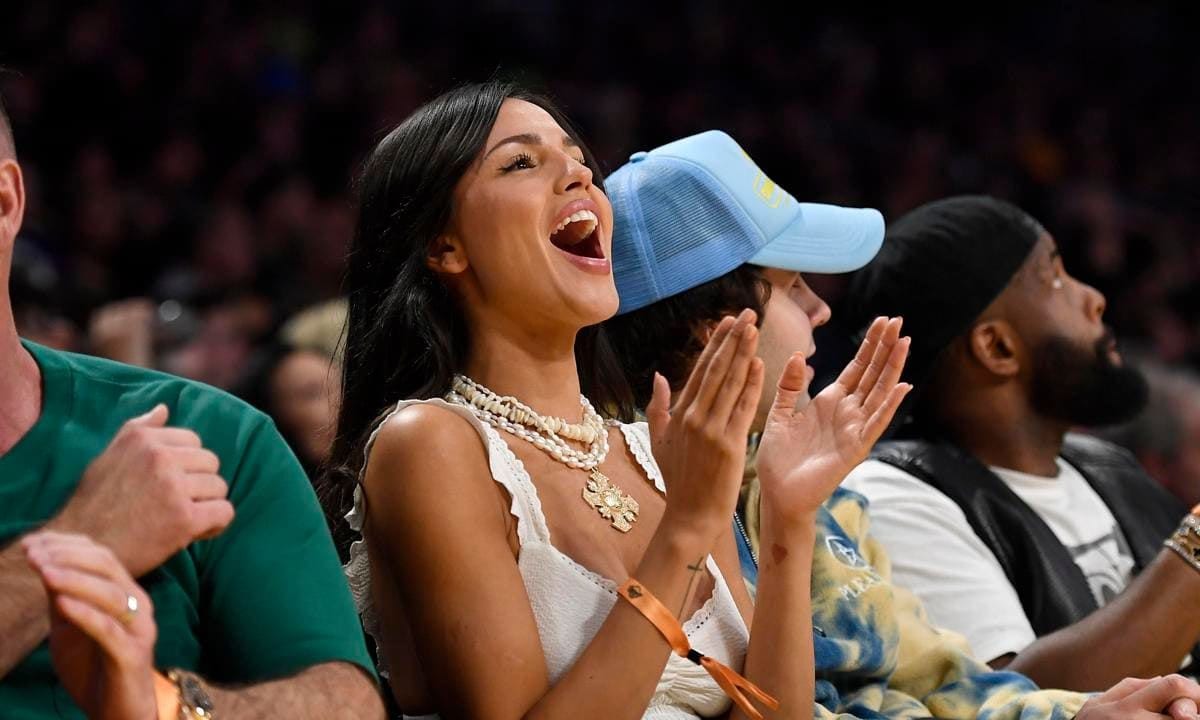 Celebrities At The Los Angeles Lakers Game