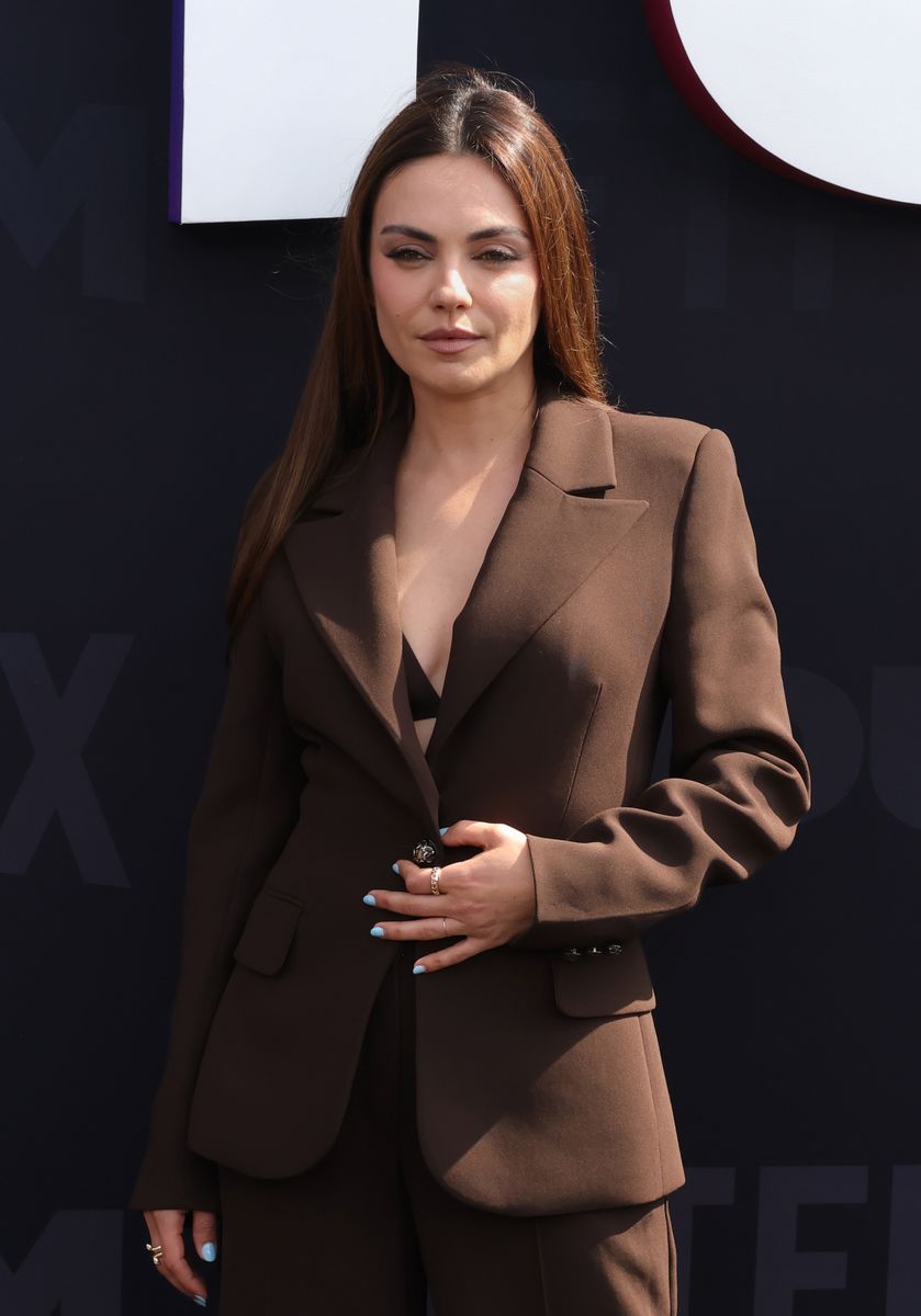Mila Kunis attends Netflix Tudum 2025: The Live Event at The Kia Forum on May 31, 2025 in Inglewood, California. 
