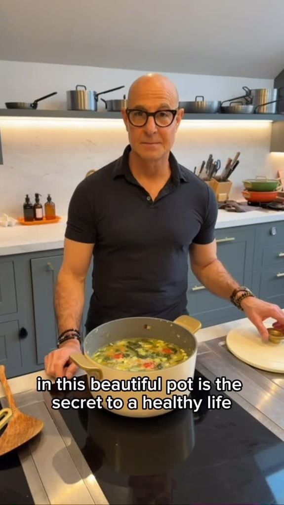 Stanley Tucci shares recipes on his social media platforms