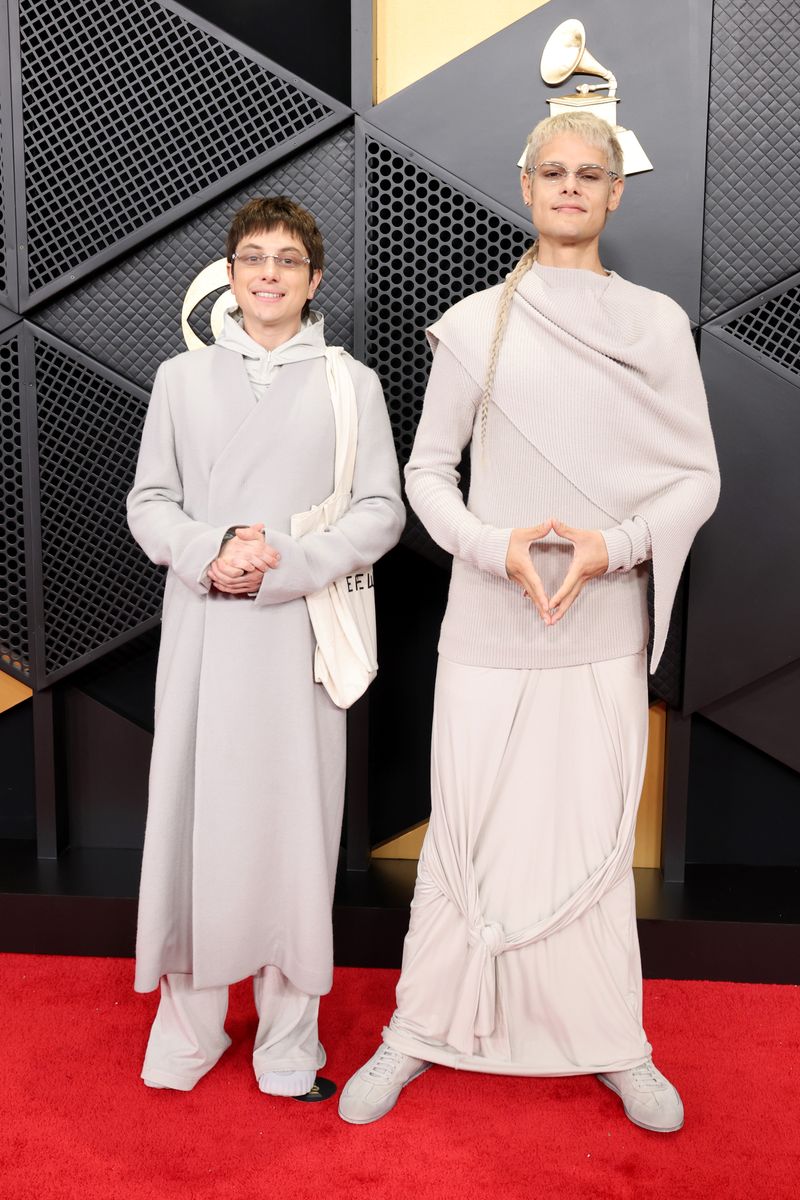 Paco Amoroso and CA7RIEL attend the 68th GRAMMY Awards