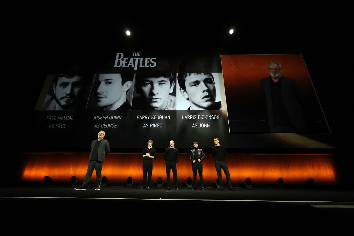 The actors were introduced yesterday at CinemaCon