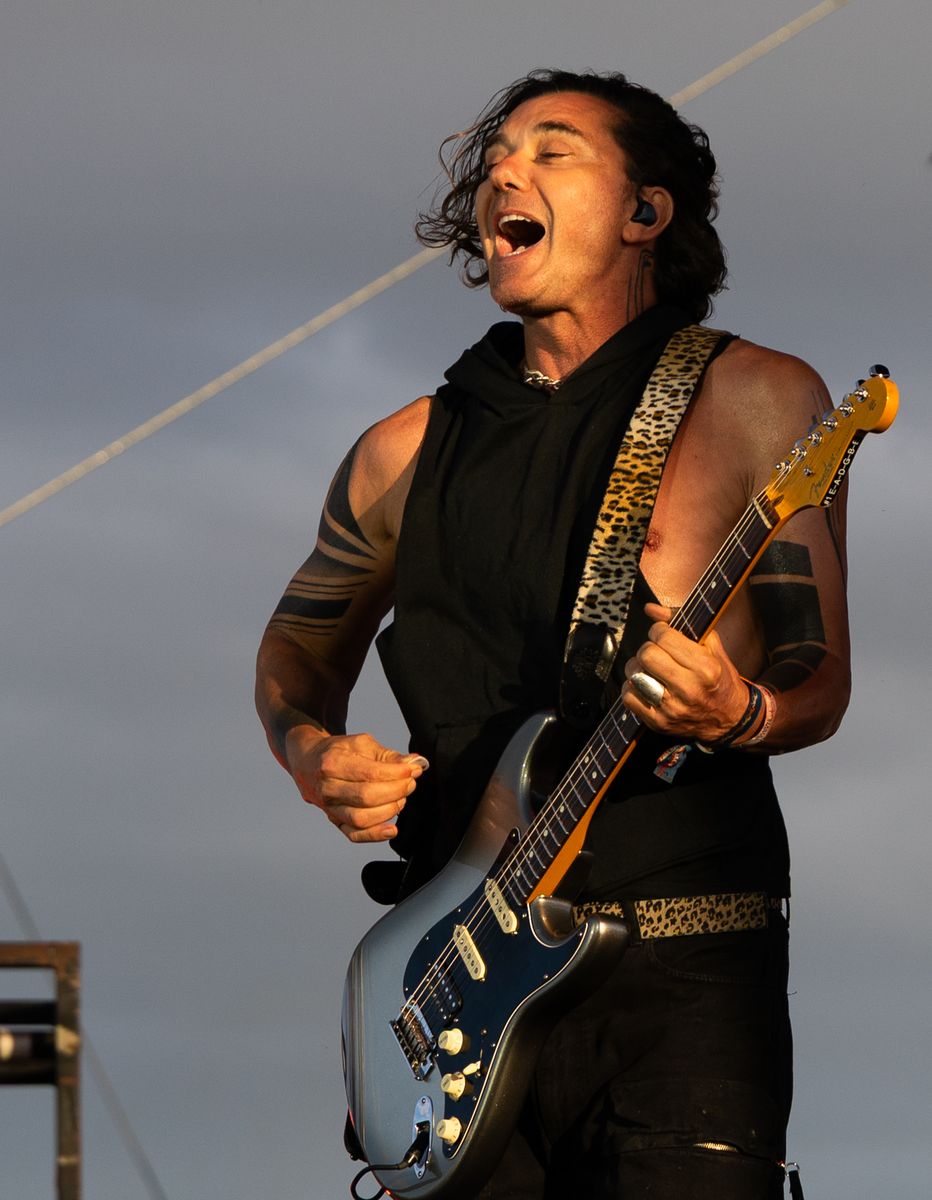 Bush performs during the second day of the Stagecoach Country Music Festival
