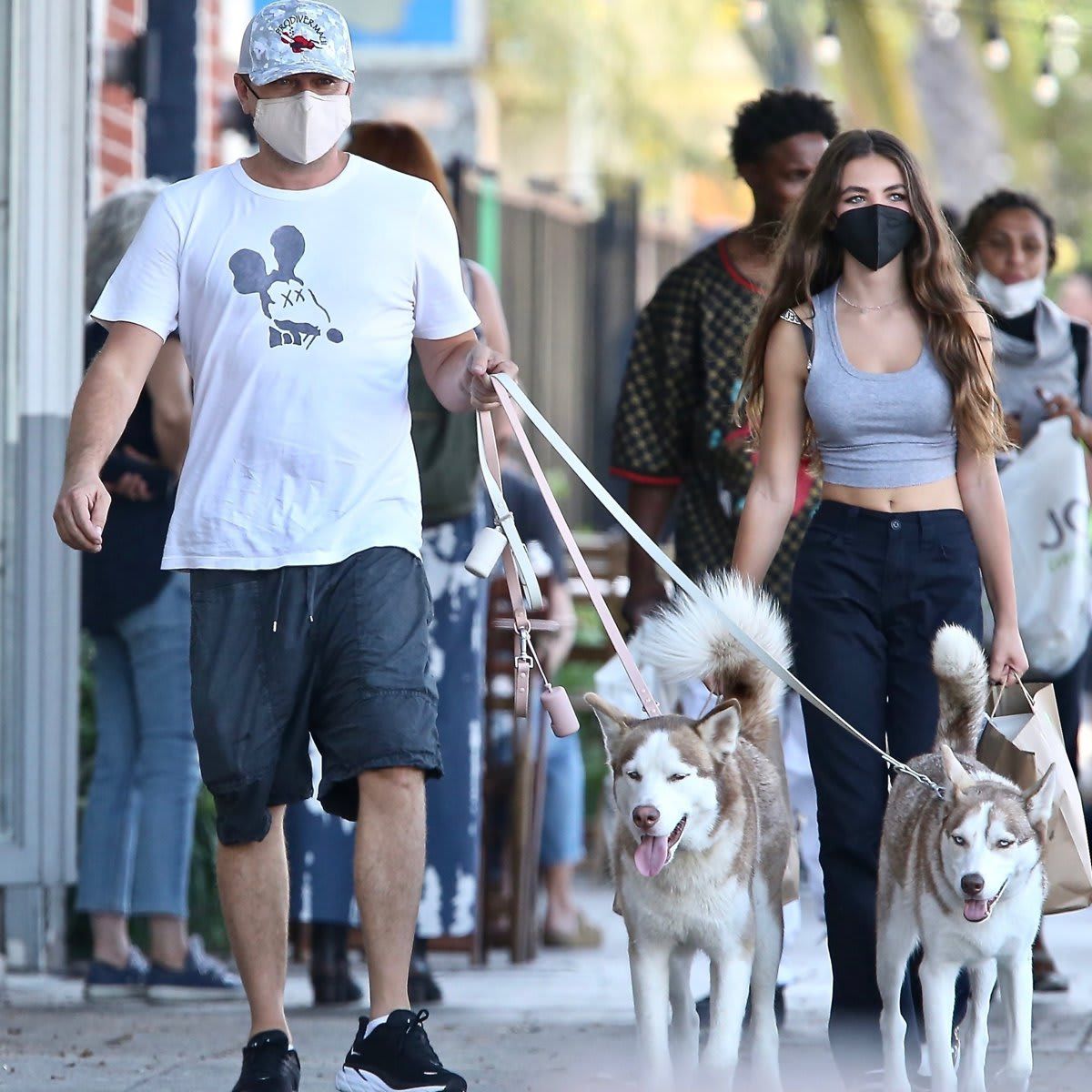 Leonardo DiCapri, his niece Normandi Farrares, and Jack and Jill