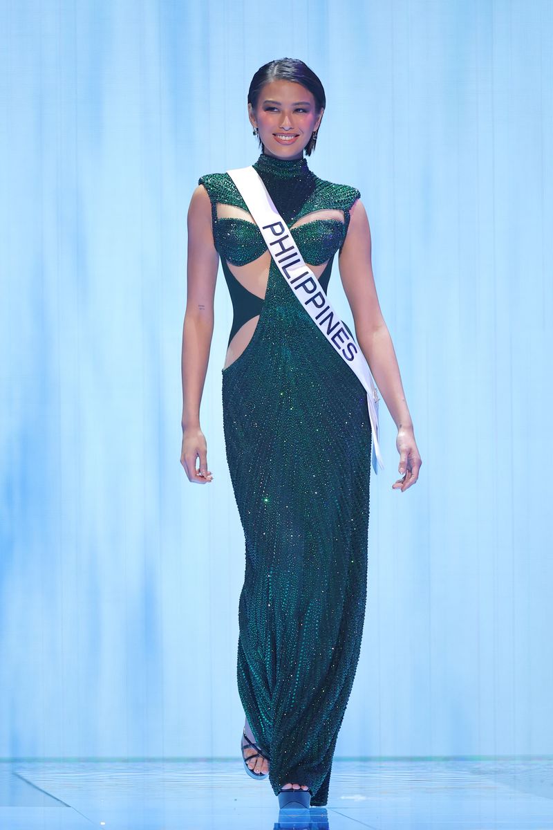Miss Philippines Michelle Marquez Dee at the 72nd Miss Universe Competition in San Salvador, El Salvador.
