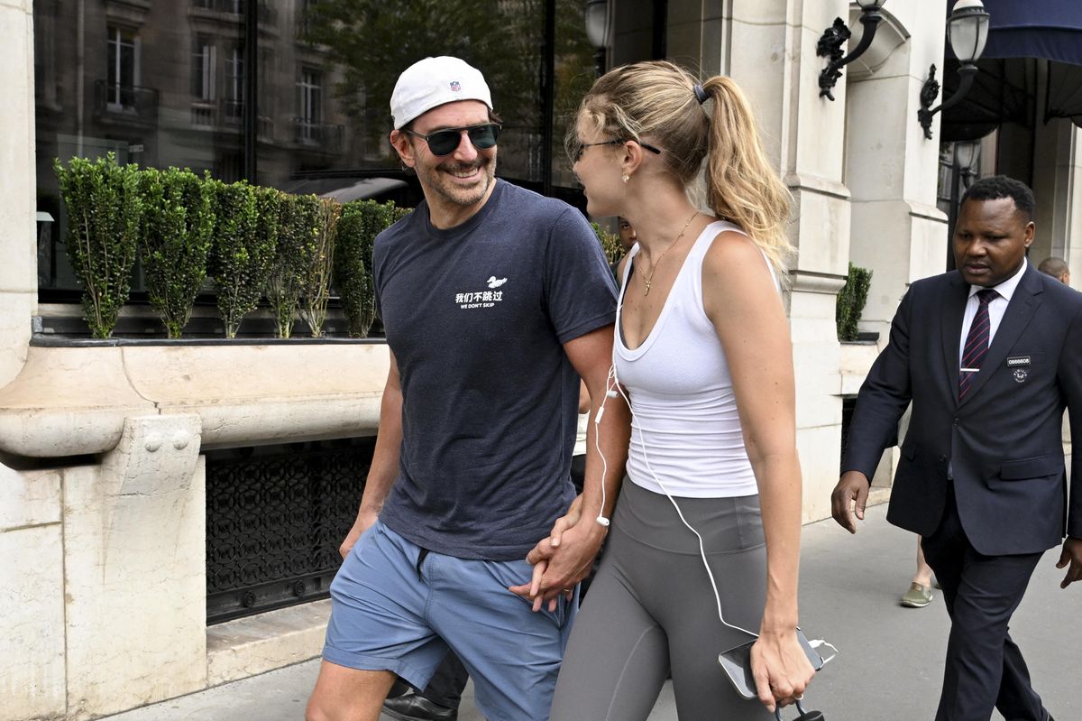 Cooper and Hadid were spotted in Paris, leaving a workout class