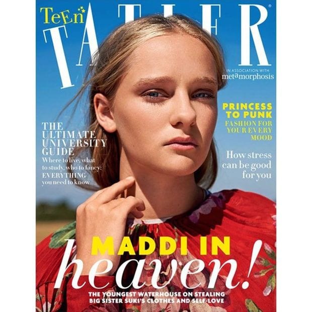 Maddi recently scored her first cover for Teen Tatler.
Photo: Getty Images