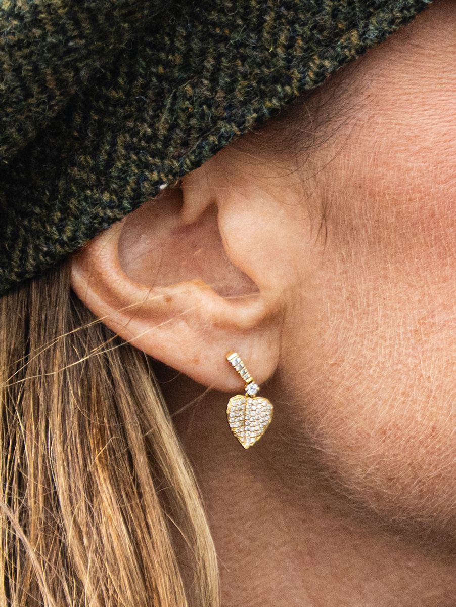 Kate Middleton wore her sparkling diamond leaf earrings during her first official visit to the Isle of Bute on September 17, 2026.
