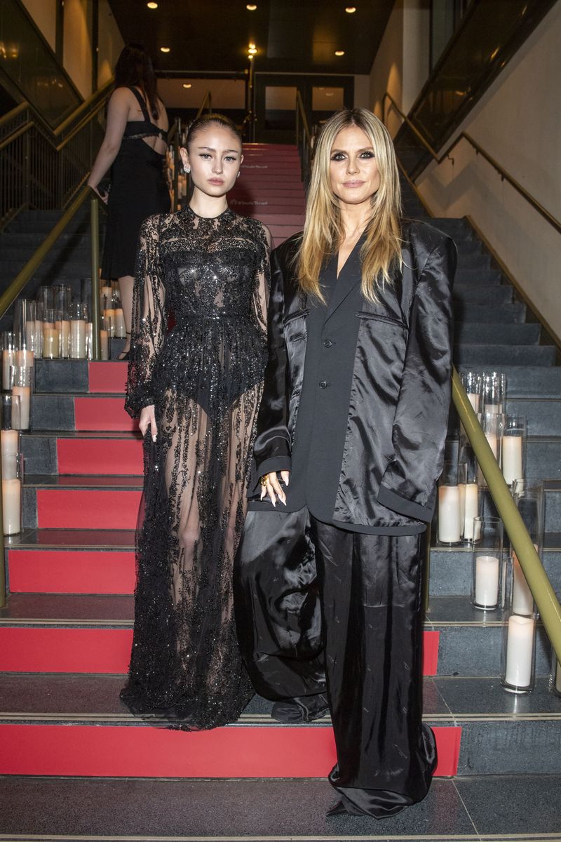 Leni Klum and Heidi Klum arrive at The King's Trust 4th Annual Global Gala 