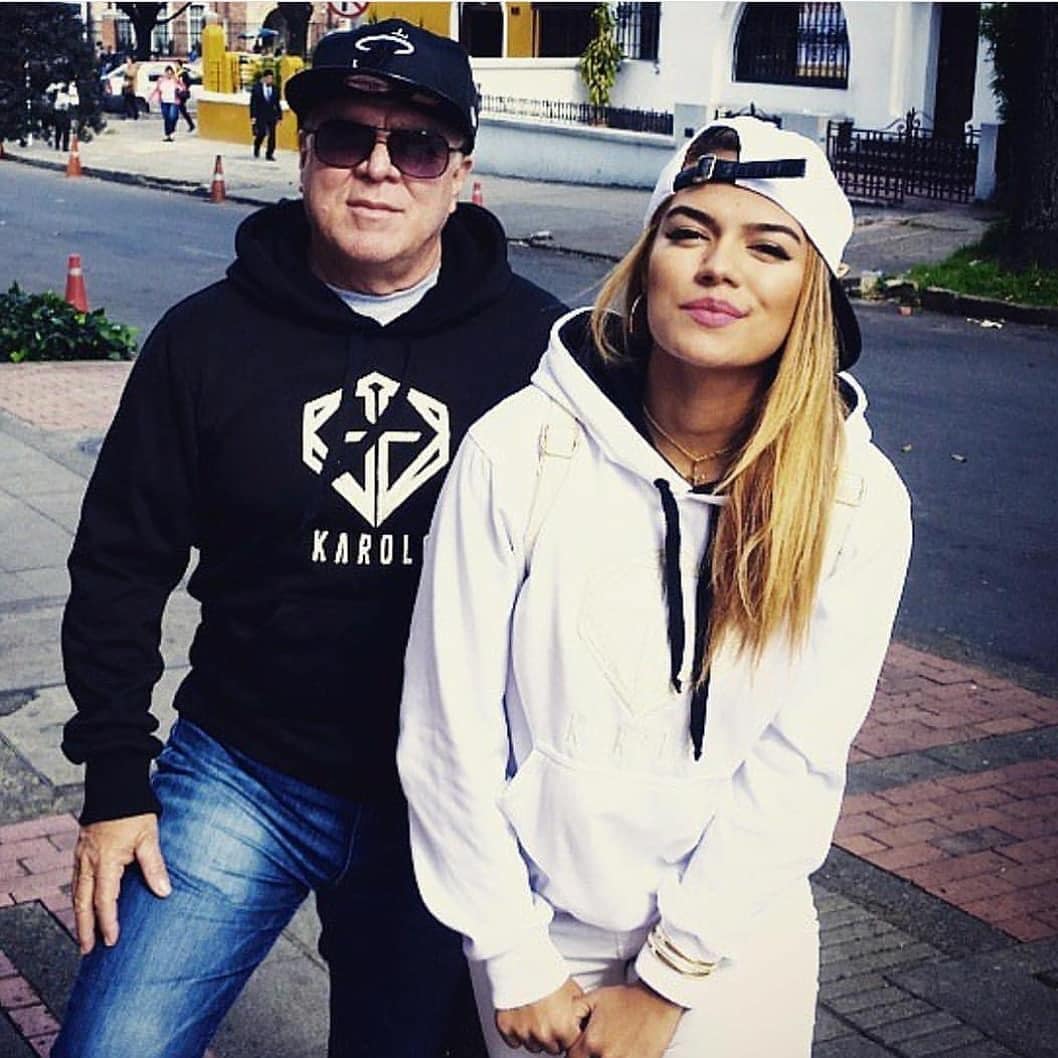 Karol G and her dad