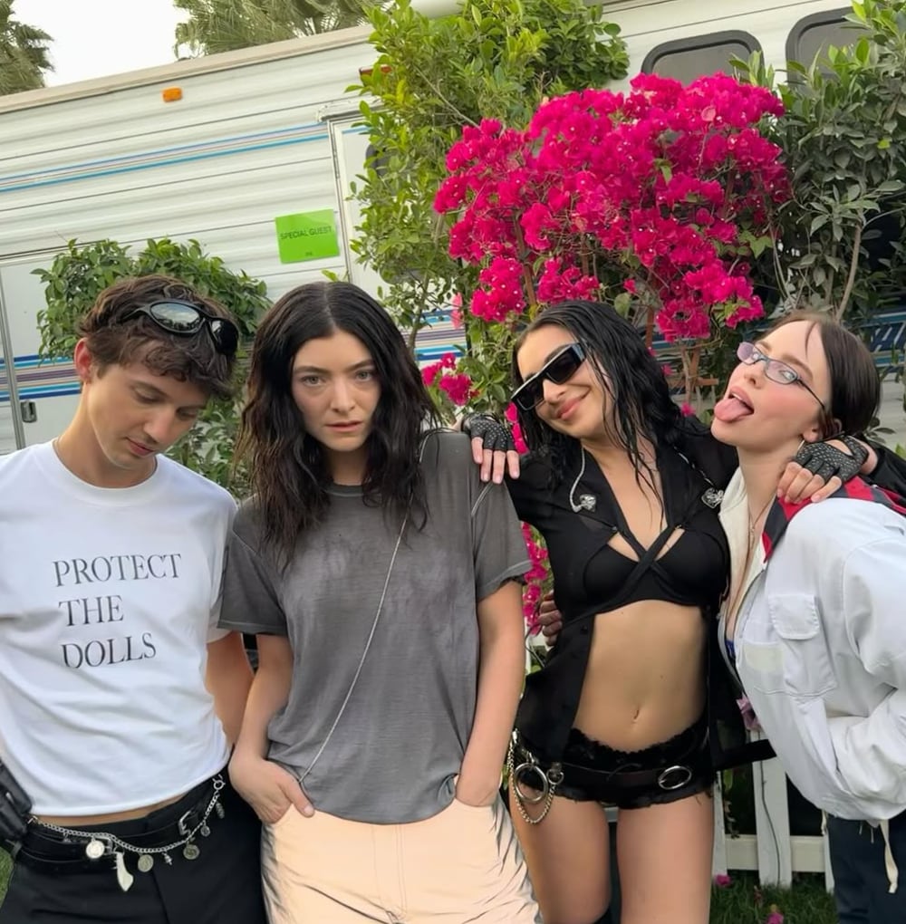 Troye Sivan, Lorde, Charli XCX and Billie Eilish