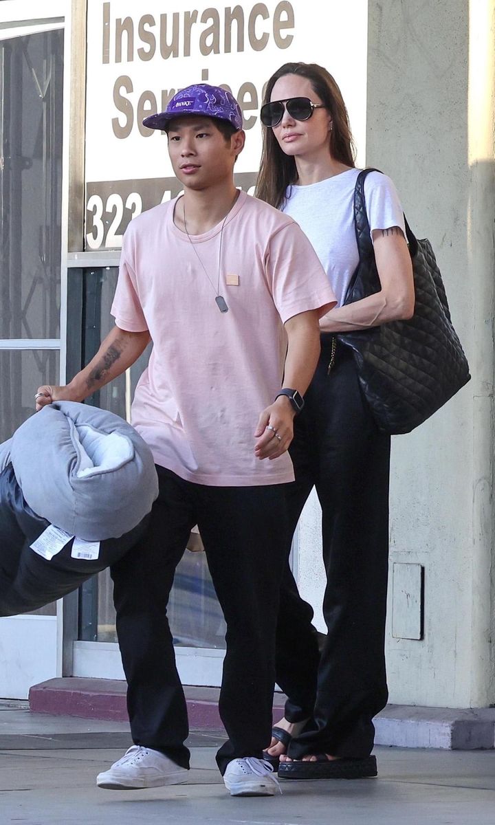 Angelina Jolie and Pax