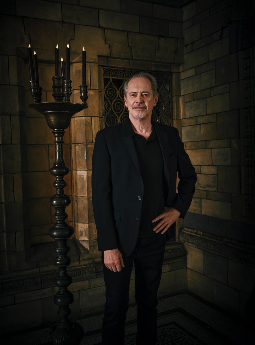 Steve Buscemi kept it low-key and mysterious