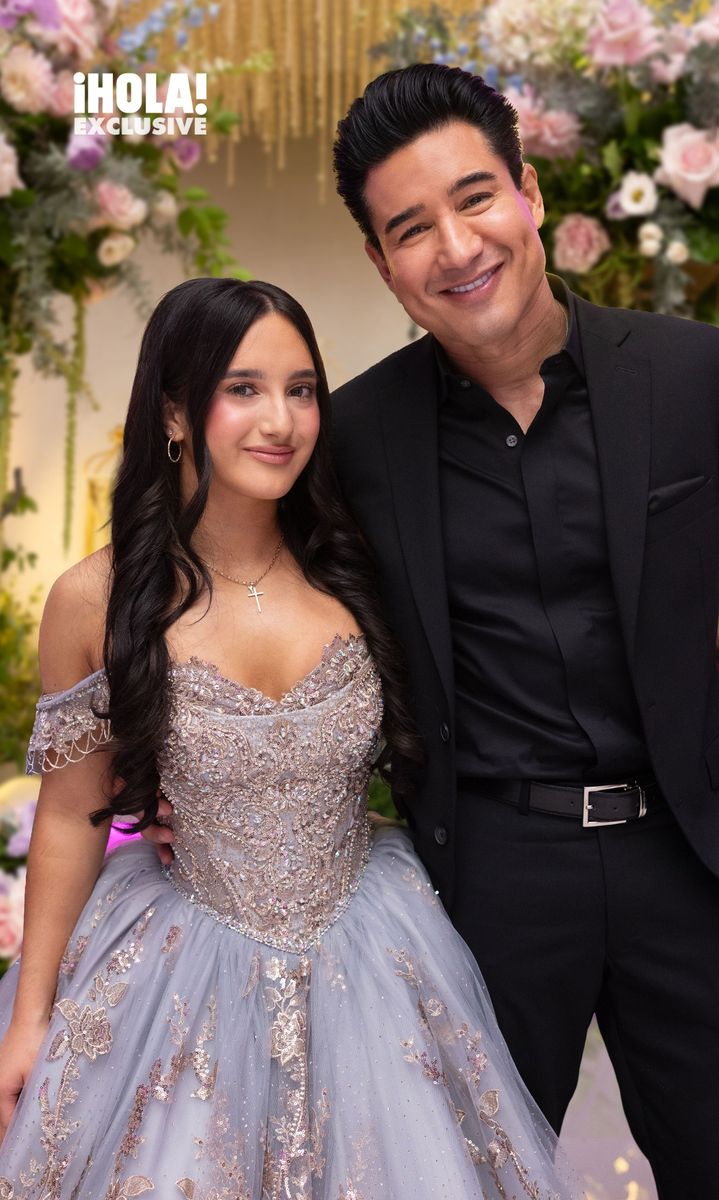 Mario Lopez beamed with pride beside his daughter Gia, who sparkled in her dazzling gown.