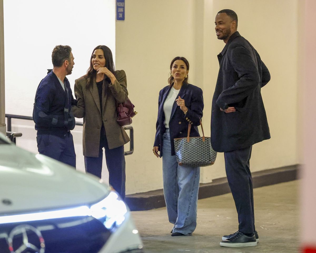 Eva Longoria stepped out in Beverly Hills alongside her husband, José Bastón, after a dinner with friends, embracing the kind of effortlessly cool style that always feels timeless in Los Angeles.