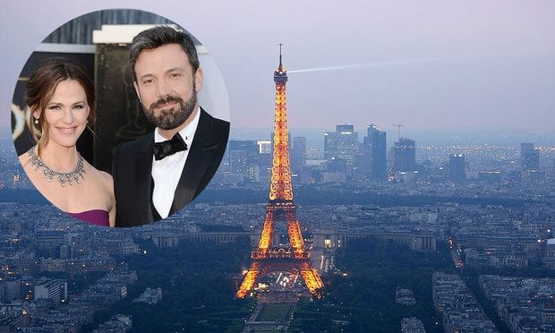 Ben and Jen took their children to Paris on a family vacation.
<br>
Photos: Getty Images