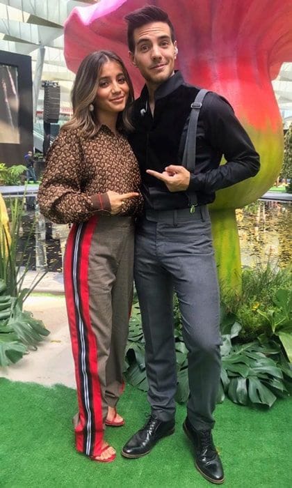 Vadhir Derbez and Isabela Moner