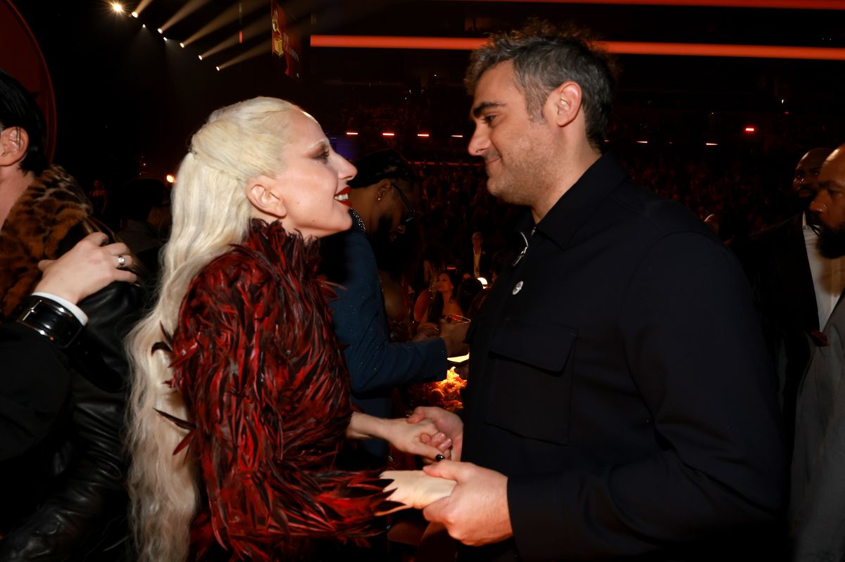 Lady Gaga and Michael Polansky attend the 68th GRAMMY Awards at Crypto.com Arena