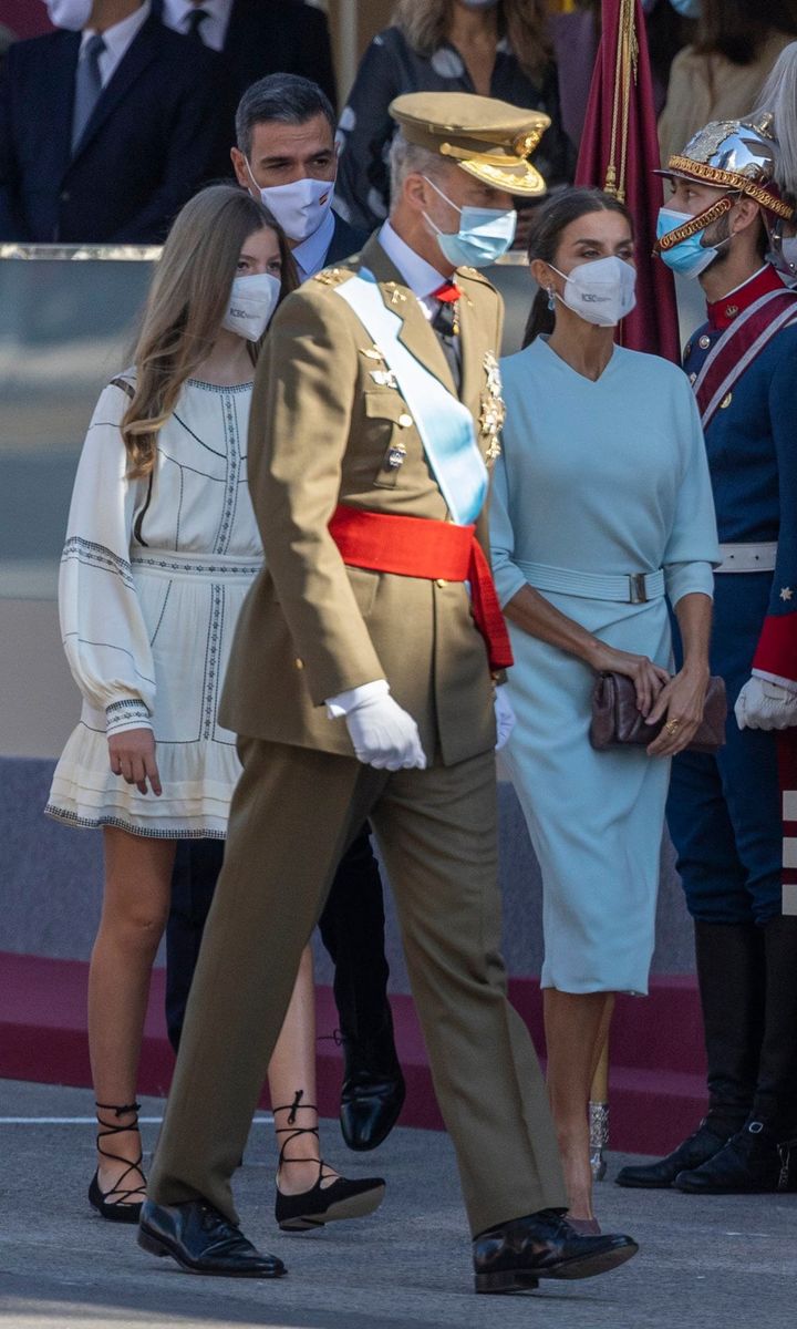 Infanta Sofia celebrated National Day with her parents on Oct. 12
