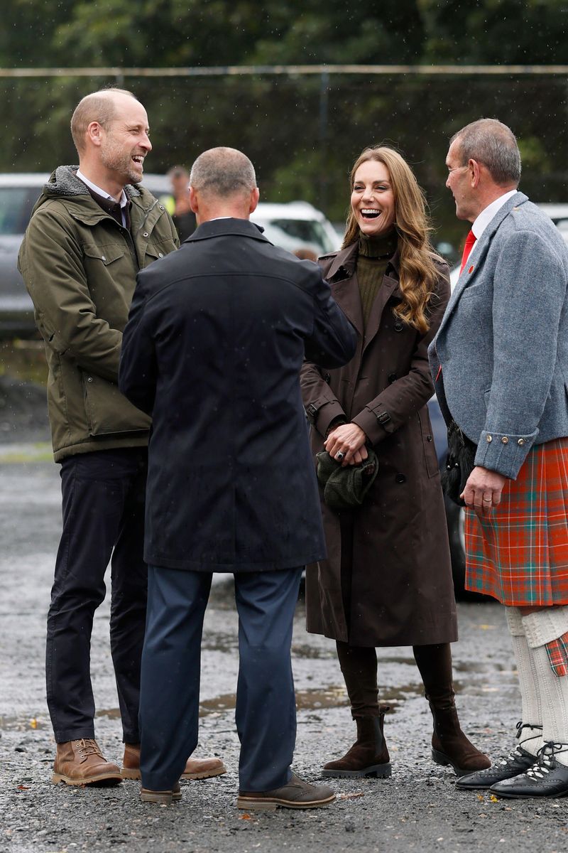 Prince William and Kate Middleton smiled alongside locals during their first official visit to the Isle of Bute on September 17, 2026.