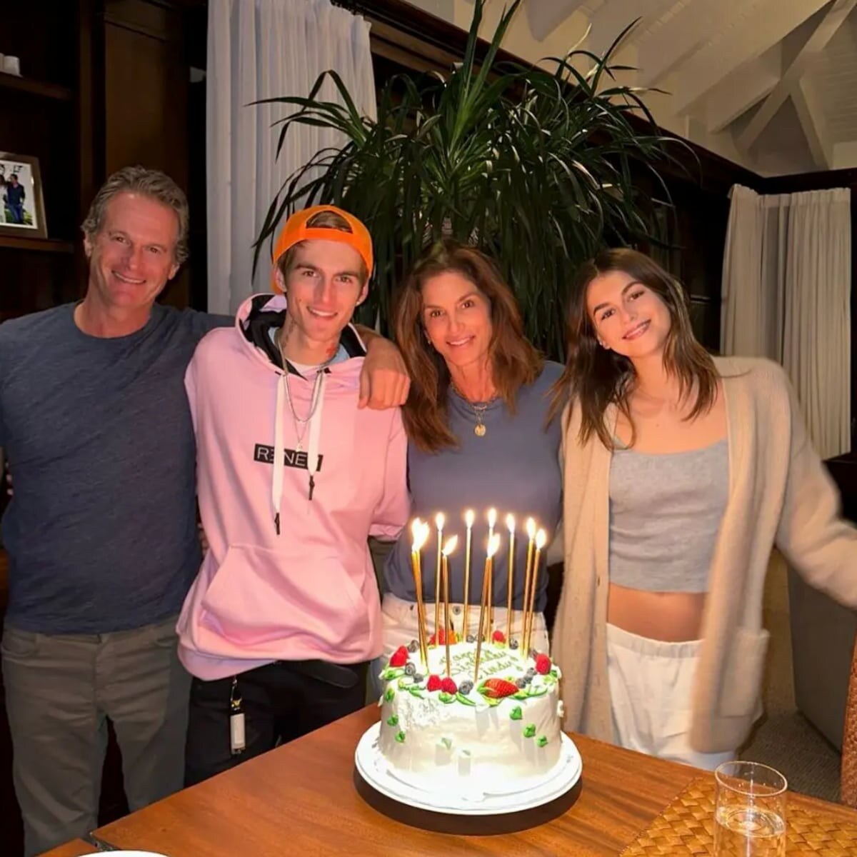  The supermodel shares two kids with her husband Rande Gerber. 