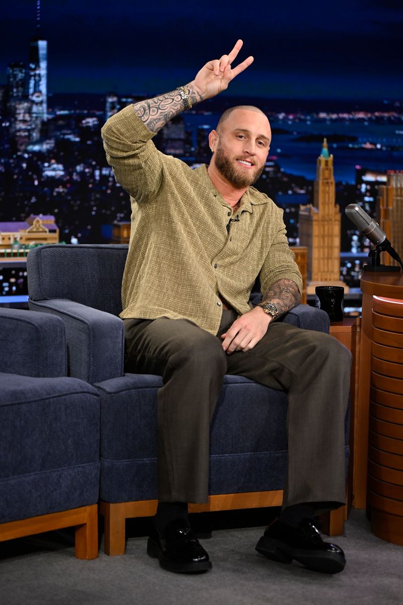 Actor Chet Hanks during an interview on Tuesday, April 26, 2026 -