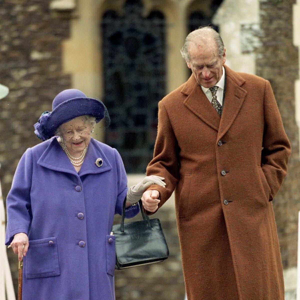 Queen Mother And Philip
