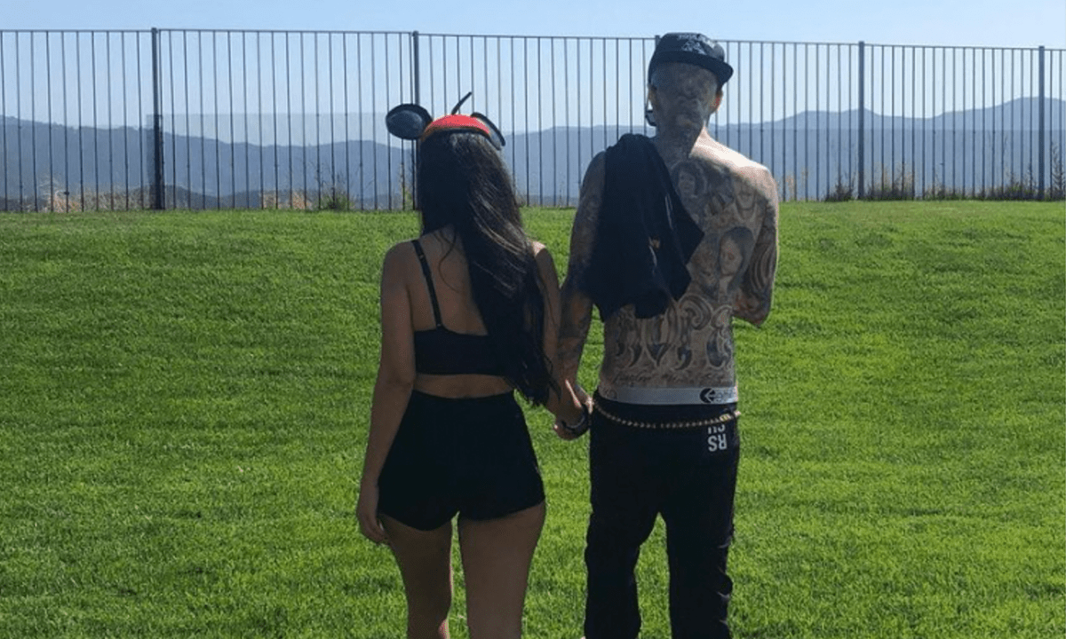 Kourtney Kardashian and Travis Barker as a couple