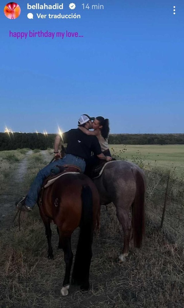 Bella Hadid celebrates her boyfriend Adan Banuelos&rsquo; birthday