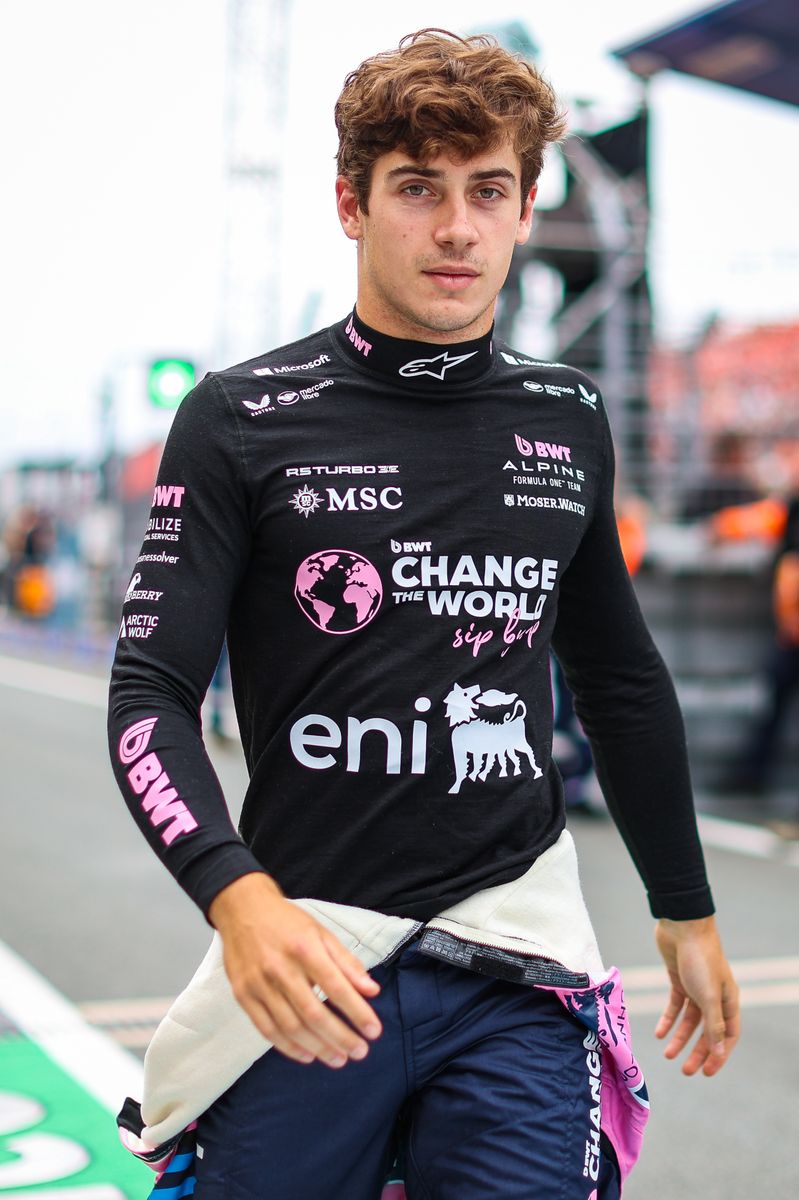 Franco Colapinto of Argentina and Alpine F1 Team walks on the track during the F1 Grand Prix of Netherlands at Circuit Zandvoort on August 31, 2025 