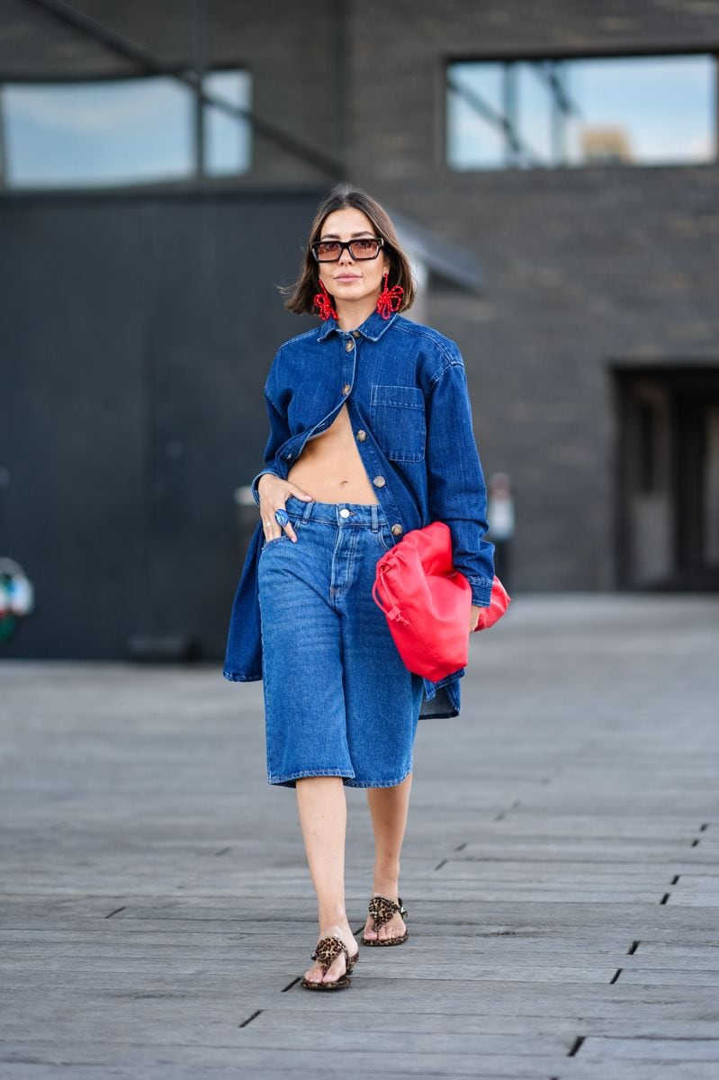  Baggier jorts have become a practical yet stylish choice for summer.